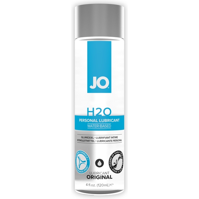 Нейтральный лубрикант на водной основе JO Personal Lubricant H2O - 120 мл - JO H2O Classic