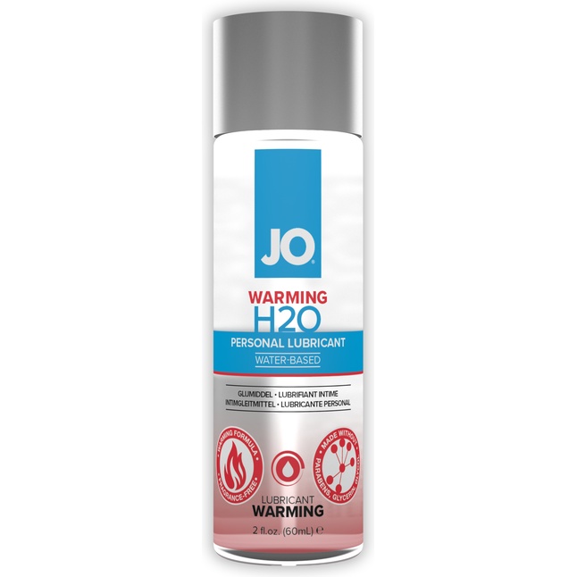 Возбуждающий лубрикант на водной основе JO Personal Lubricant H2O Warming - 60 мл - JO H2O Classic