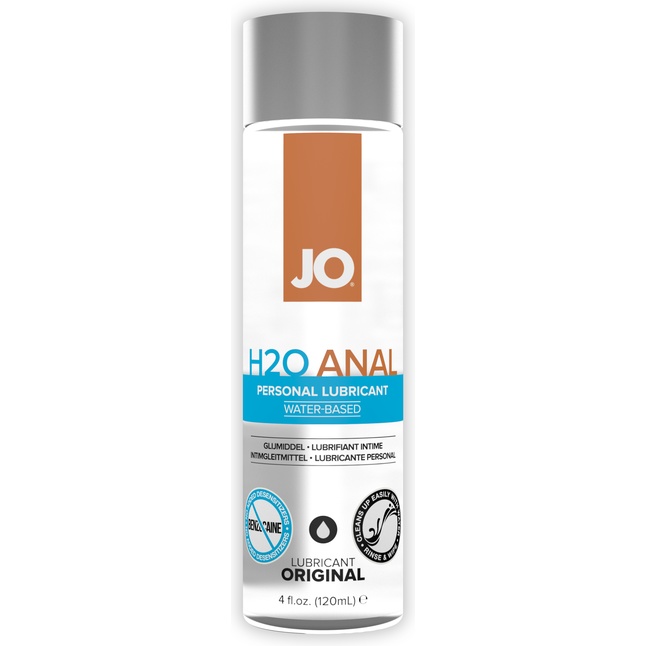 Анальный лубрикант на водной основе JO Anal H2O - 120 мл - JO H2O Anal