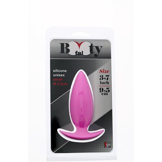 Розовая анальная пробка BOOTYFUL ANAL PLUG SMALL PINK - 9,5 см - Bootyful. Фотография 2.