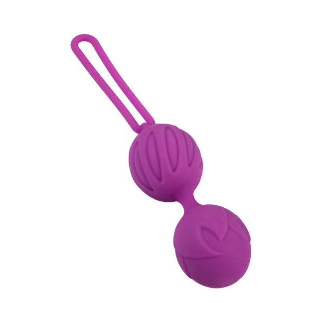 Фиолетовые вагинальные шарики Geisha Lastic Ball S