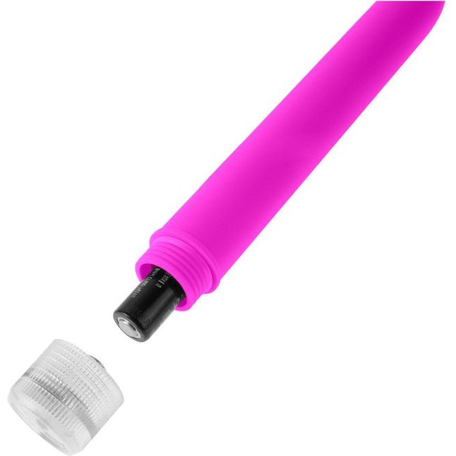 Фиолетовый водонепроницаемый вибратор Neon Luv Touch Vibe - 19 см - Neon Luv Touch. Фотография 2.