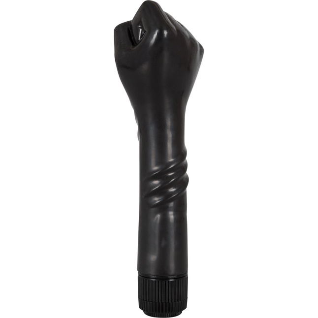 Чёрный вибратор-рука для фистинга The Black Fist Vibrator - 24 см - You2Toys. Фотография 2.