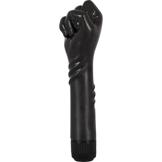 Чёрный вибратор-рука для фистинга The Black Fist Vibrator - 24 см - You2Toys. Фотография 4.
