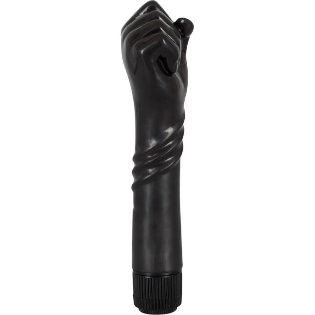 Чёрный вибратор-рука для фистинга The Black Fist Vibrator - 24 см - You2Toys. Фотография 5.