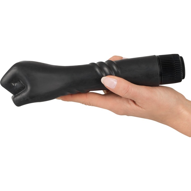 Чёрный вибратор-рука для фистинга The Black Fist Vibrator - 24 см - You2Toys. Фотография 6.