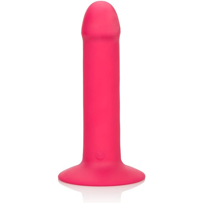 Розовый перезаряжаемый фаллоимитатор Luxe Touch-Sensitive Vibrator - 16,5 см - Luxe. Фотография 2.