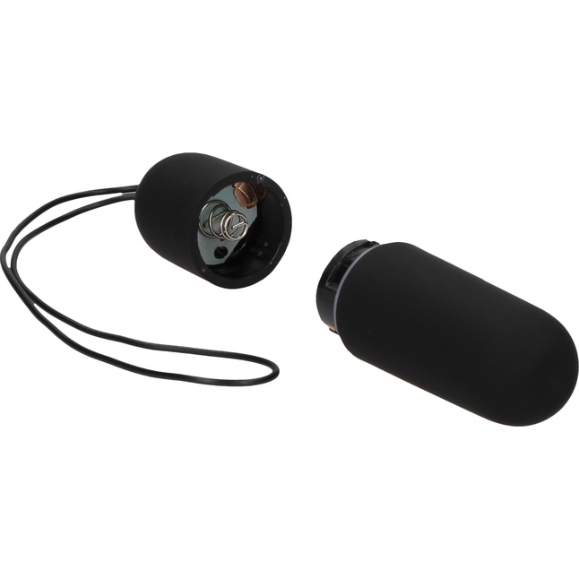 Черная вибропуля Remote Vibrating Bullet с пультом ДУ - Shots Toys. Фотография 6.