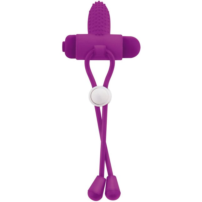 Утягивающее лассо фиолетового цвета Tentacle Cockring - Shots Toys