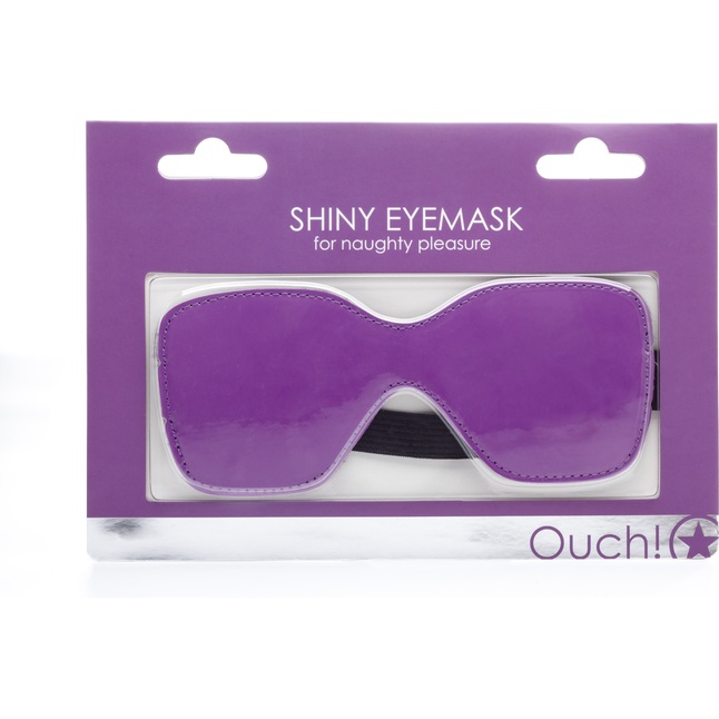 Фиолетовая маска Shiny Eyemask - Ouch!. Фотография 2.