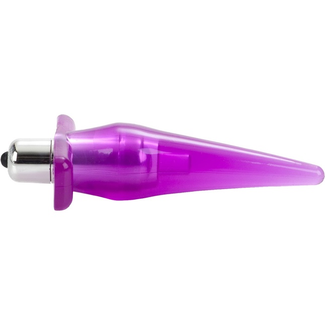 Розовая анальная пробка Mini Vibro Tease - 12,7 см - Anal Toys. Фотография 5.