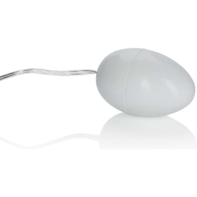 Круглое белое виброяйцо Pocket Exotics Vibrating Egg - Pocket Exotics. Фотография 2.
