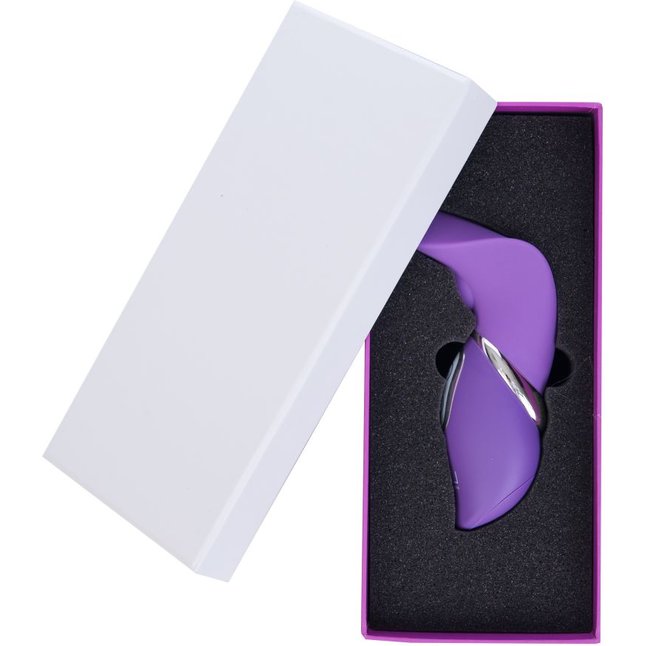Фиолетовый вибратор Diana - 13,5 см. Фотография 2.