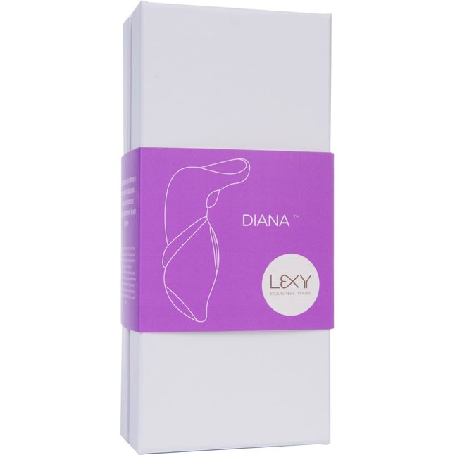 Фиолетовый вибратор Diana - 13,5 см. Фотография 5.