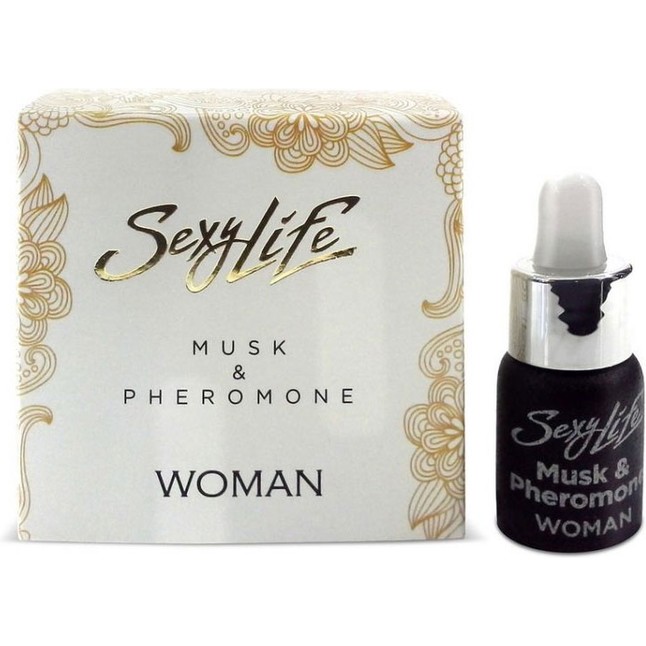 Ароматическое масло с феромонами Sexy Life Musk Pheromone woman - 5 мл - Духи и спреи с феромонами Sexy Life