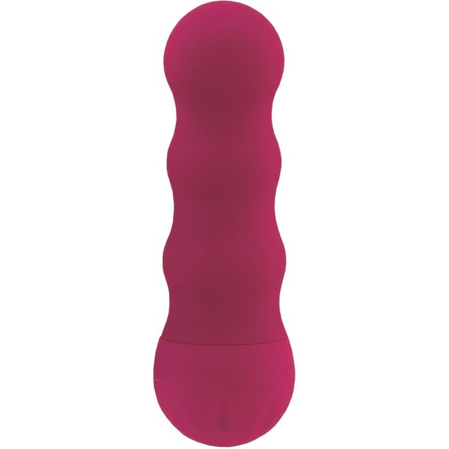 Розовый вибромассажёр Dream Massagers Ripple Vibes - 11 см