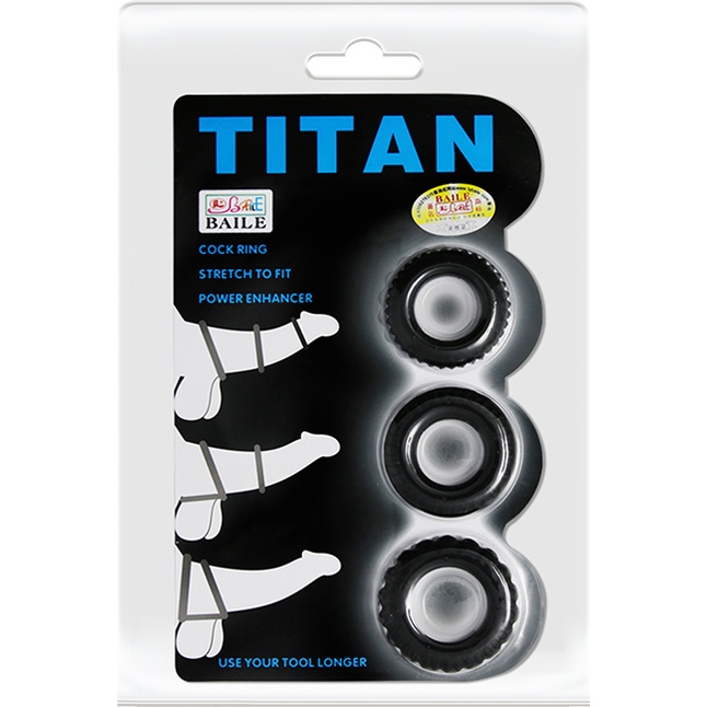 Набор Titan из 3 эрекционных колец, имитирующих автомобильные шины. Фотография 7.