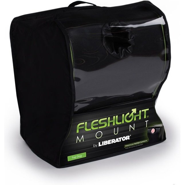 Чёрная подушка для фиксации мастурбаторов от Fleslight - Liberator Retail Fleshlight Top Dog. Фотография 2.