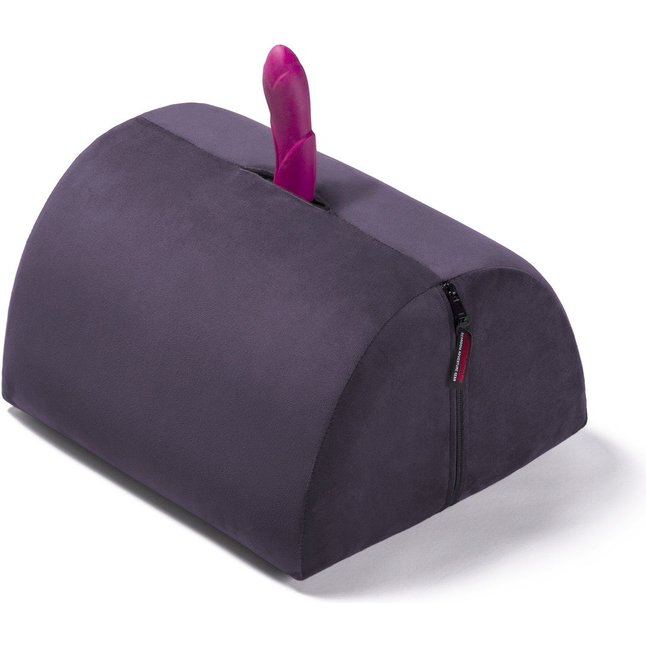 Фиолетовая секс-подушка с отверстием для игрушек Liberator BonBon Toy Mount. Фотография 2.