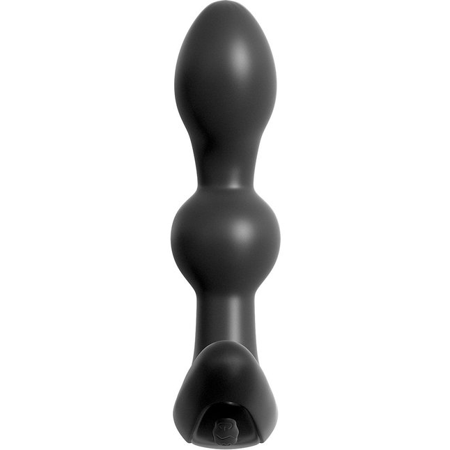 Стимулятор простаты с вибрацией с двумя моторами P-Motion Massager - 15,2 см - Anal Fantasy Collection. Фотография 2.