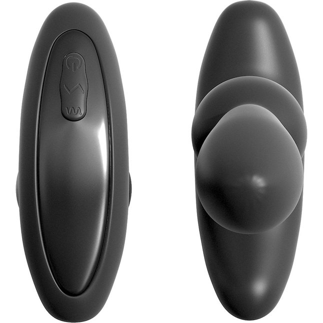 Стимулятор простаты с вибрацией с двумя моторами P-Motion Massager - 15,2 см - Anal Fantasy Collection. Фотография 3.