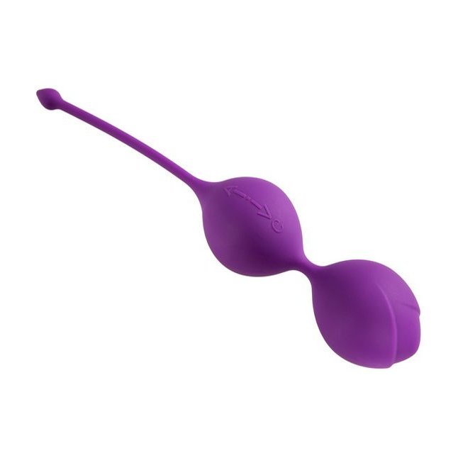 Фиолетовые вагинальные шарики U-tone. Фотография 3.
