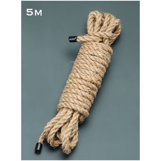 Пеньковая верёвка для бондажа - 5 м - BDSM accessories