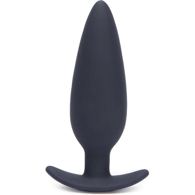 Тёмно-синий анальный плаг Primal Attraction Jiggle Butt Plug - 12,2 см - Fifty Shades Darker