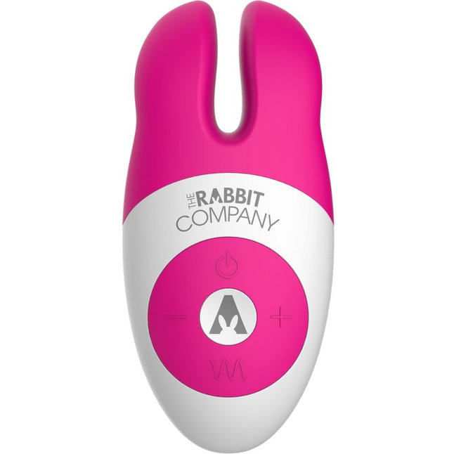 Розовый вибростимулятор с ушками The Lay-on Rabbit. Фотография 2.