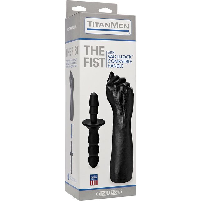 Рука для фистинга The Fist with Vac-U-Lock Compatible Handle - 42,42 см - TitanMen. Фотография 2.