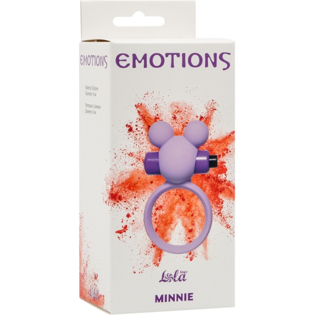Сиреневое эрекционное виброколечко Emotions Minnie - Emotions. Фотография 3.
