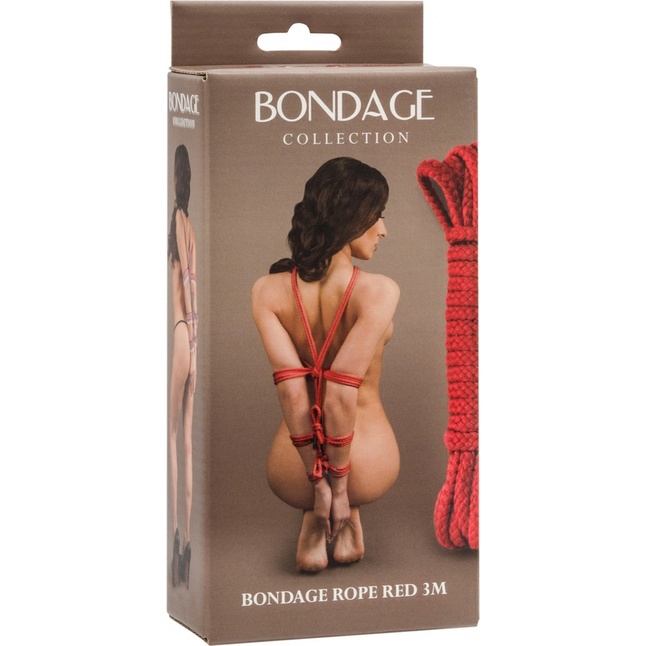 Красная веревка Bondage Collection Red - 3 м - Bondage Collection. Фотография 2.