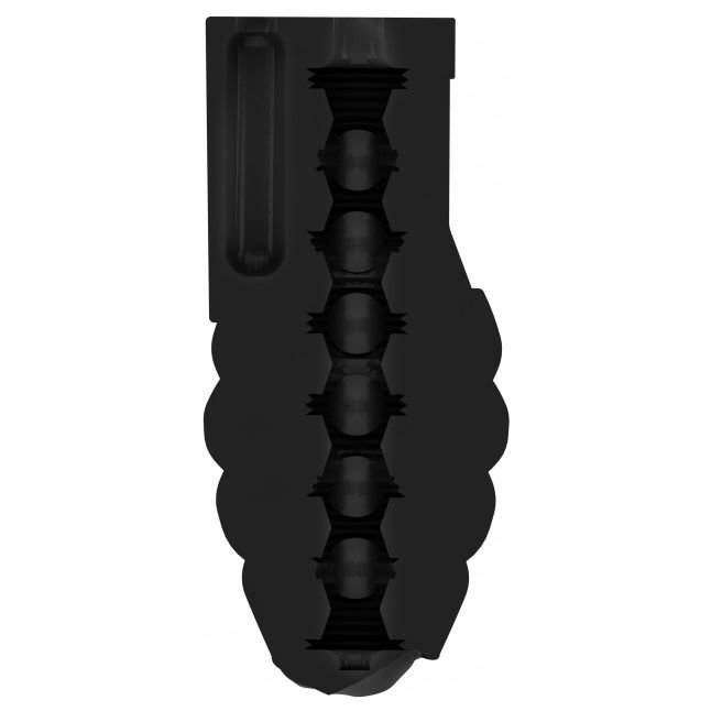 Чёрный мастурбатор-граната с вибрацией Stroker No.22 - Sono. Фотография 3.