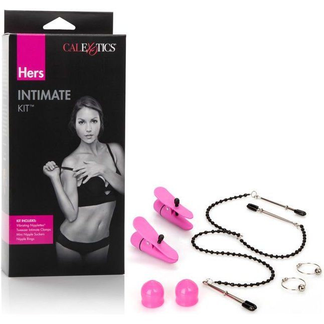 Эротический набор зажимов на соски для женщин Hers Intimate Kit - Kits. Фотография 3.