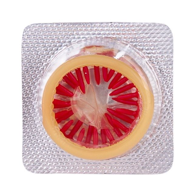 Стимулирующая насадка с усиками Platino Вулкан - Sitabella condoms. Фотография 4.