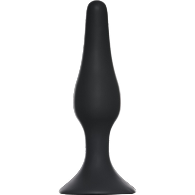 Чёрная анальная пробка Slim Anal Plug XL - 15,5 см - Back Door Collection Black Edition