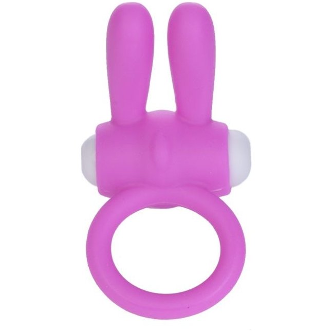Розовое виброколечко для пениса Power Rabbit Clit Cockring