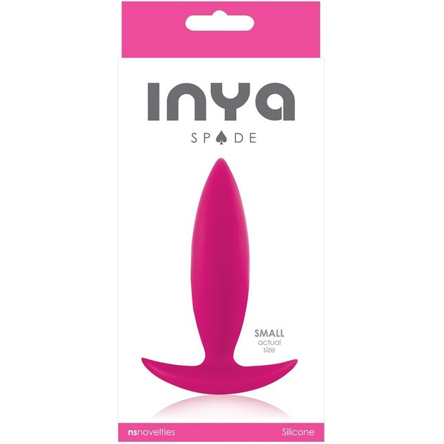 Розовая анальная пробка для ношения INYA Spades Small - 10,2 см - INYA. Фотография 2.