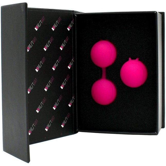 Ярко-розовый набор для тренировки вагинальных мышц Kegel Balls. Фотография 6.