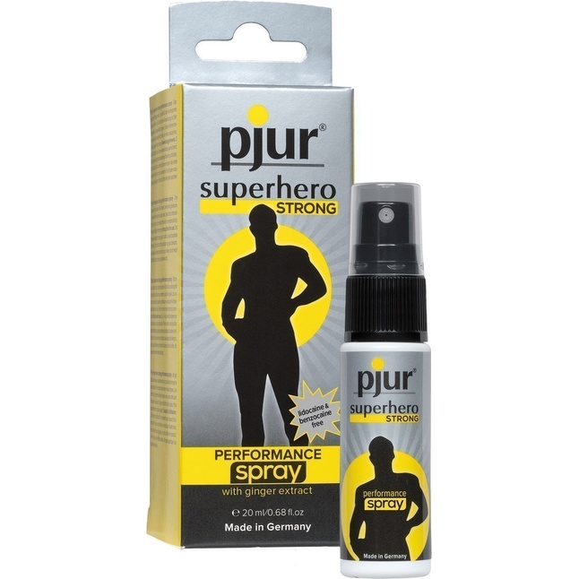 Спрей-пролонгатор длительного действия pjur SUPERHERO Strong Spray - 20 мл - Pjur SUPERHERO