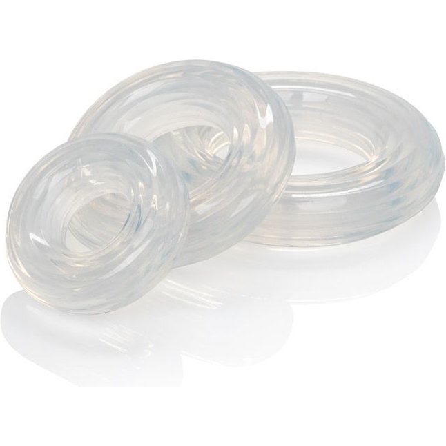 Набор из 3 колец на пенис Premium Silicone Ring Set - Rings!. Фотография 2.