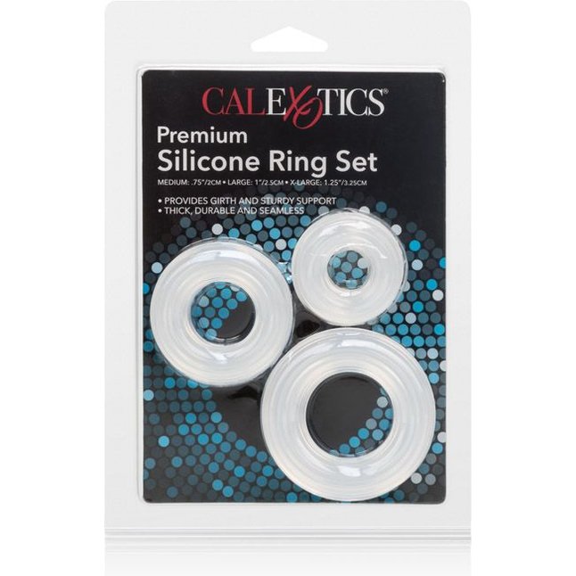 Набор из 3 колец на пенис Premium Silicone Ring Set - Rings!. Фотография 3.