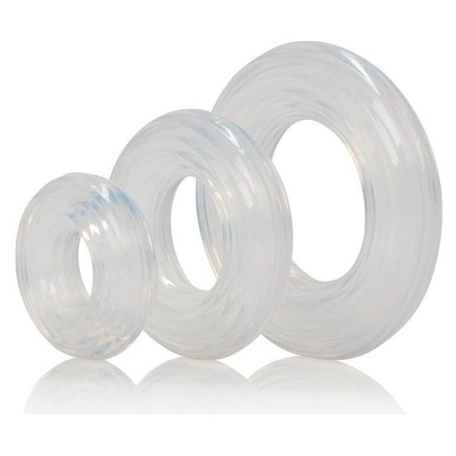 Набор из 3 колец на пенис Premium Silicone Ring Set - Rings!