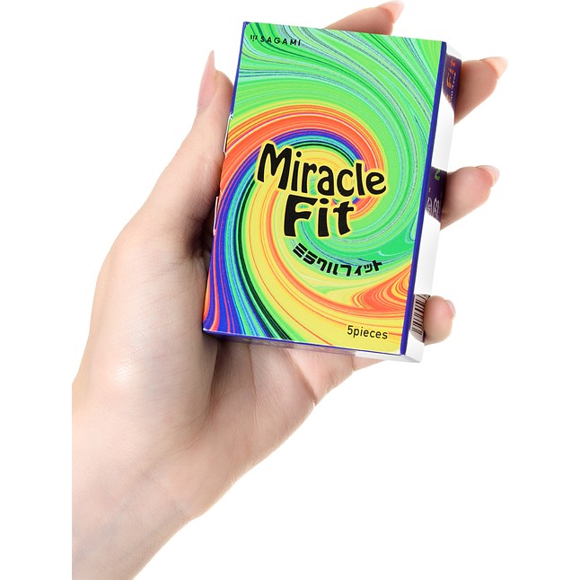 Презервативы Sagami Miracle Fit - 5 шт. Фотография 2.
