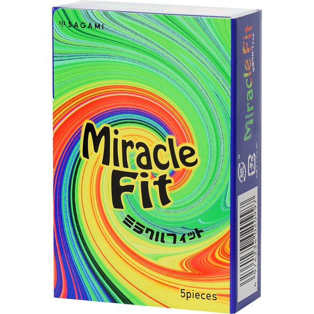 Презервативы Sagami Miracle Fit - 5 шт