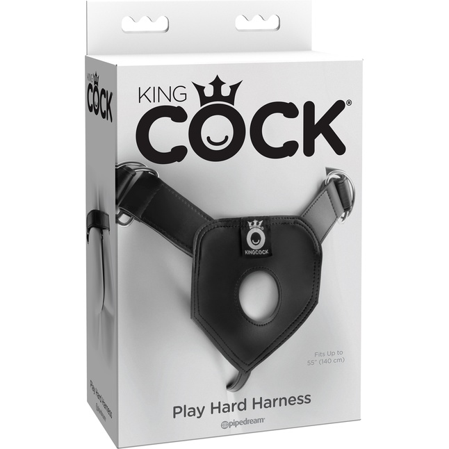 Трусики для страпона Play Hard Harness - King Cock. Фотография 6.