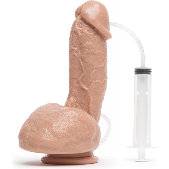 Фаллоимитатор с имитацией семяизвержения The Amazing Squirting Realistic Cock - 18,8 см - The Realistic Cock. Фотография 4.