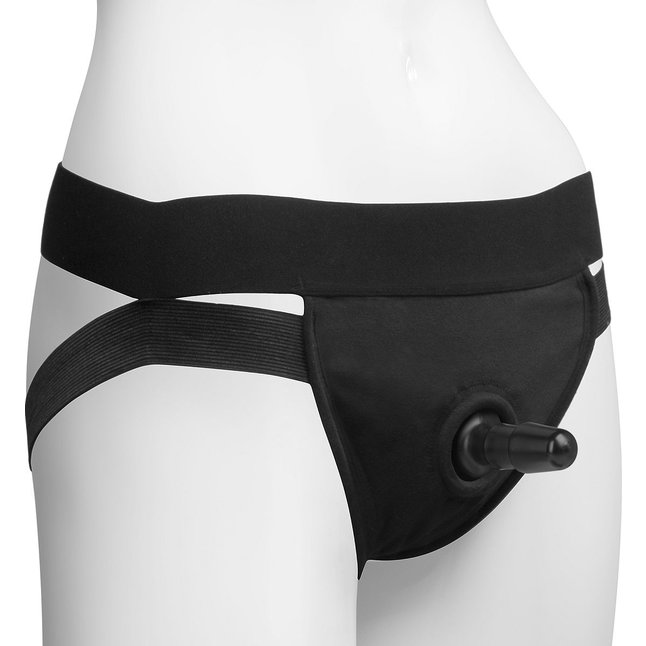 Трусики с плугом Vac-U-Lock Panty Harness with Plug Dual Strap - S/M - Vac-U-Lock