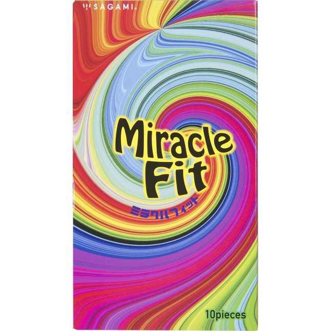 Презервативы Sagami Miracle Fit - 10 шт