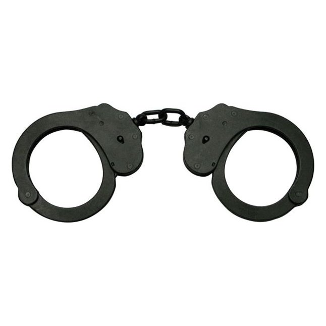 Наручники из темного металла A88B Handcuffs With Chain